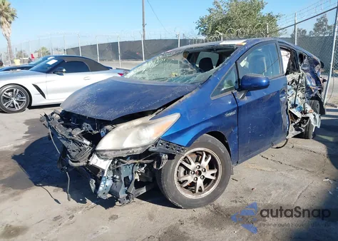 2011 Toyota Prius Two из США, поврежденный, VIN JTDKN3DU6B1451603